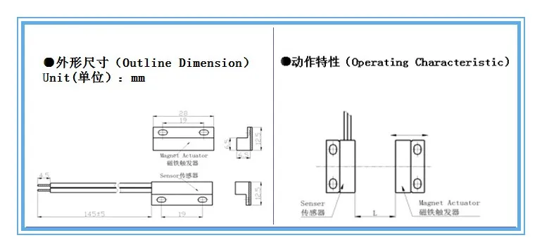 Details about   Proximity Switch Cabinet Door On/Off Magnetic Reed Normally Open or Closed Brown