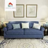 Queenshome new model modern american style design furnitures house amueblado sala 3 seater living room good sofa set