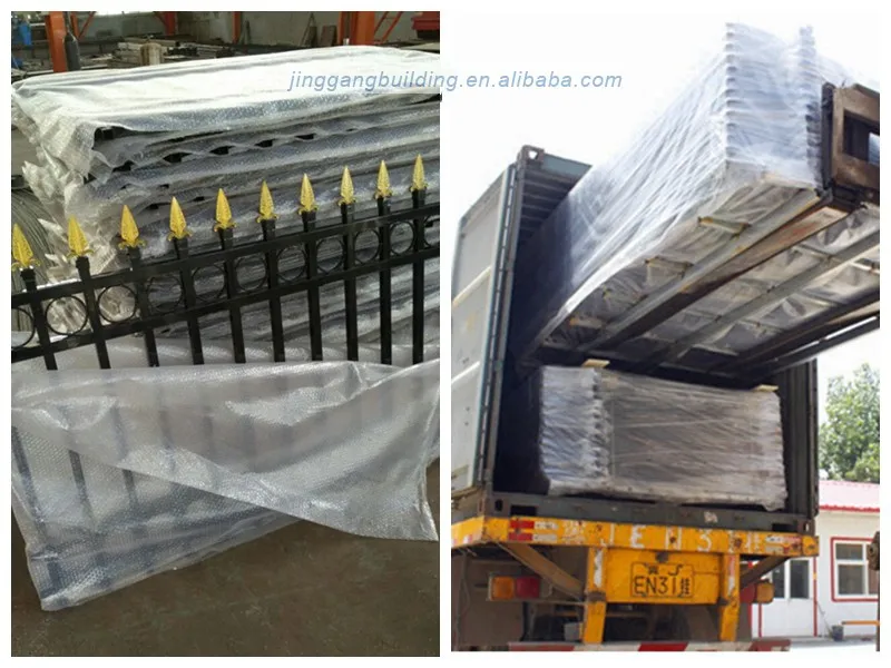 Outdoor Entrance Wrought Iron Big Gates 