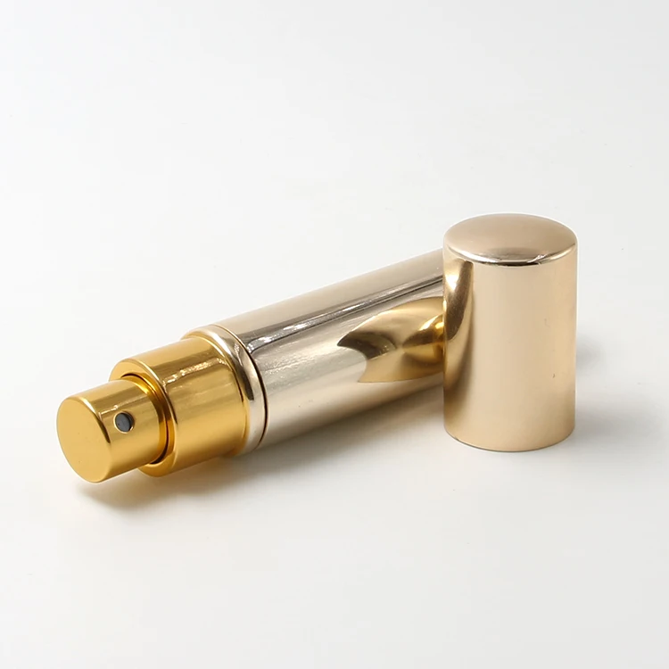 5ml Glossy Gold Aluminum Perfume Refillable Atomizer,Small Travel