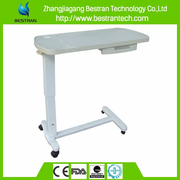 China Bt At002 Hospital Medical Bedside Tables Over Bed Table China Bt At002 Hospital Medical Bedside