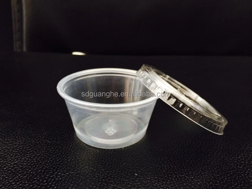 2oz Disposable Plastic Sauce Cup With Lids Buy 2oz Plastic Sauce Cup