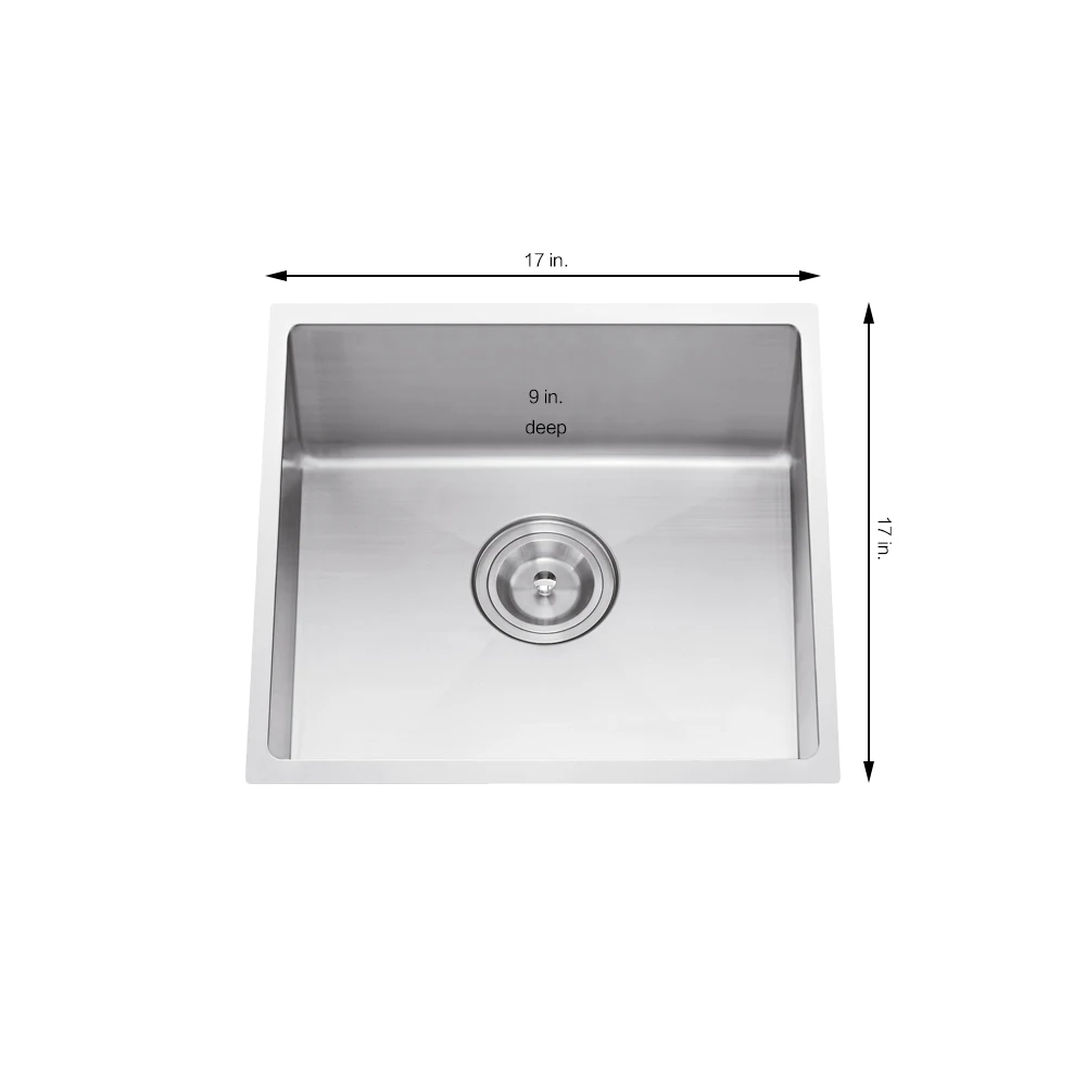 Small Square Undermount Single Bowl 304 Stainless Steel Bar Sink With Faucet Buy Bar Sink Square Stainless Steel Bar Sink With Bar Sink Faucet