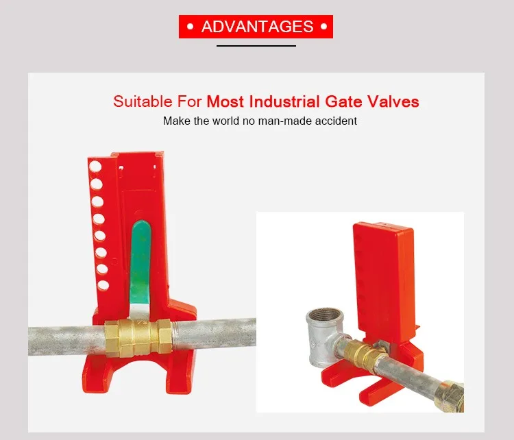 OEM Ball Valve Lockout For Lockout And Tagout Devices