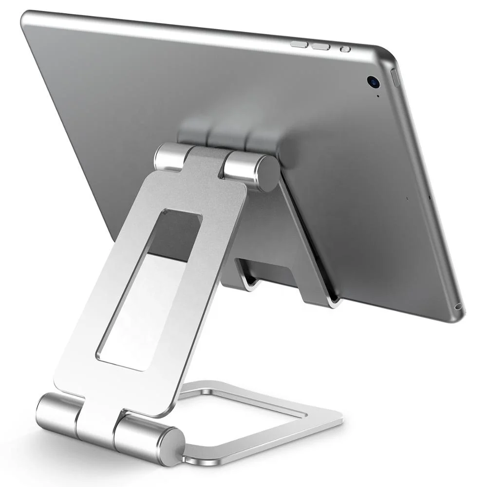 

2019 New Portable Aluminum Foldable Mobile Holder Tablet Stand Phone Stand, Space gray/rose gold /silver