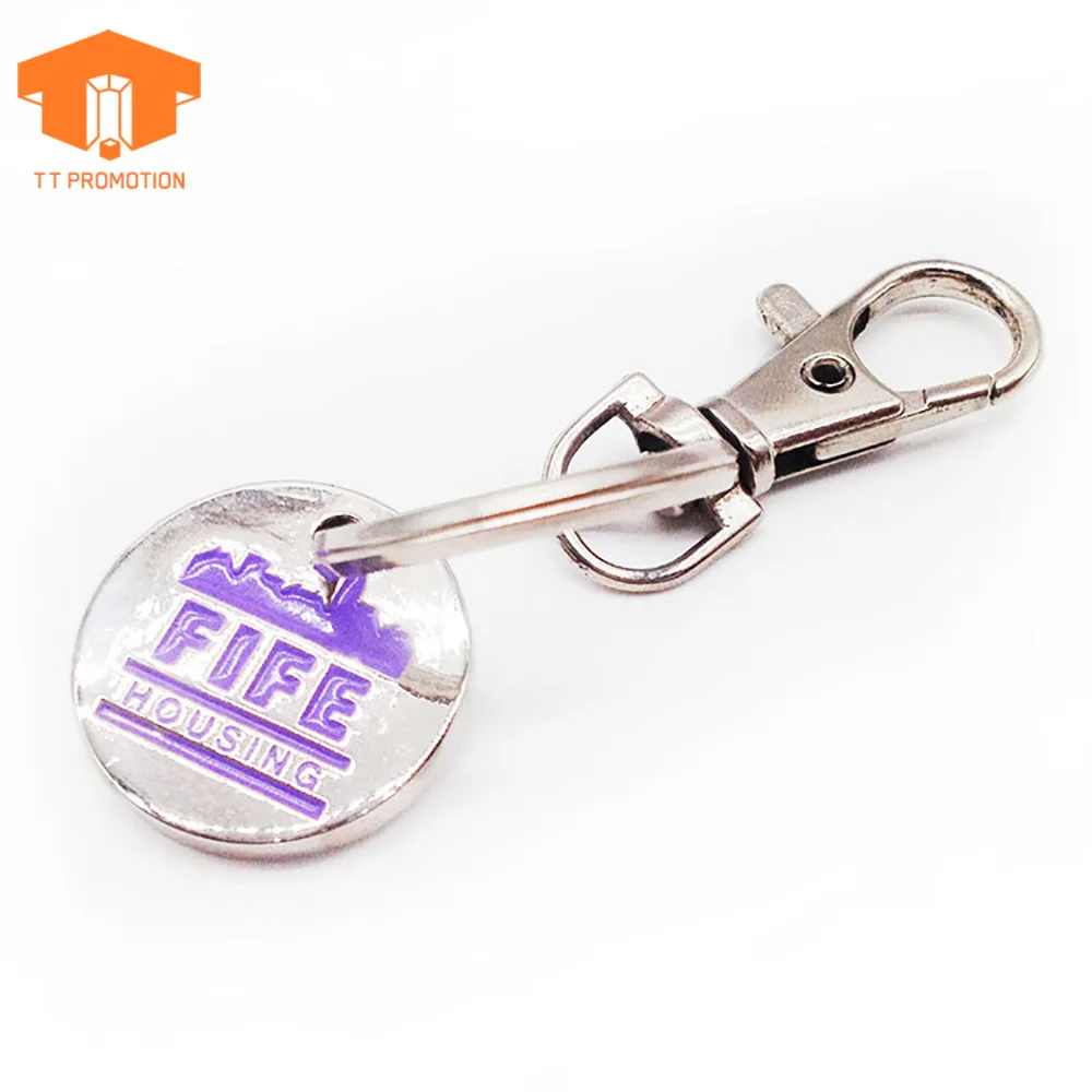 preserved flower keychain