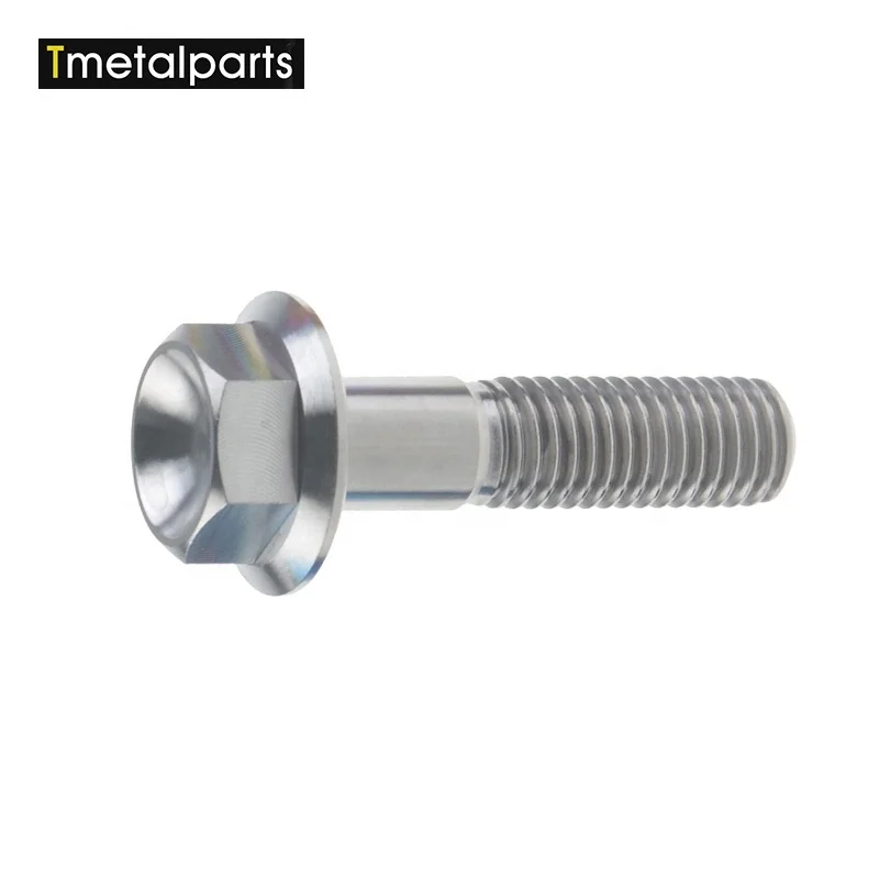 
Factory price M6 Titanium Bolt Hex Head Race Flange T bolts 