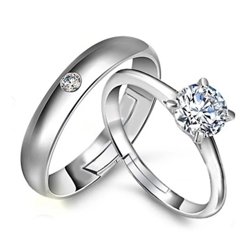 

GT Jewelry 925 Silver Planting Jewelry Wedding Ring For Couple