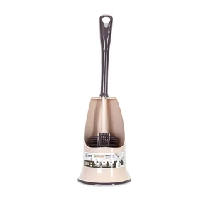 Image of BOOMJOY home use removable double side curved TPR toilet brush,bathroom cleaning brush B3