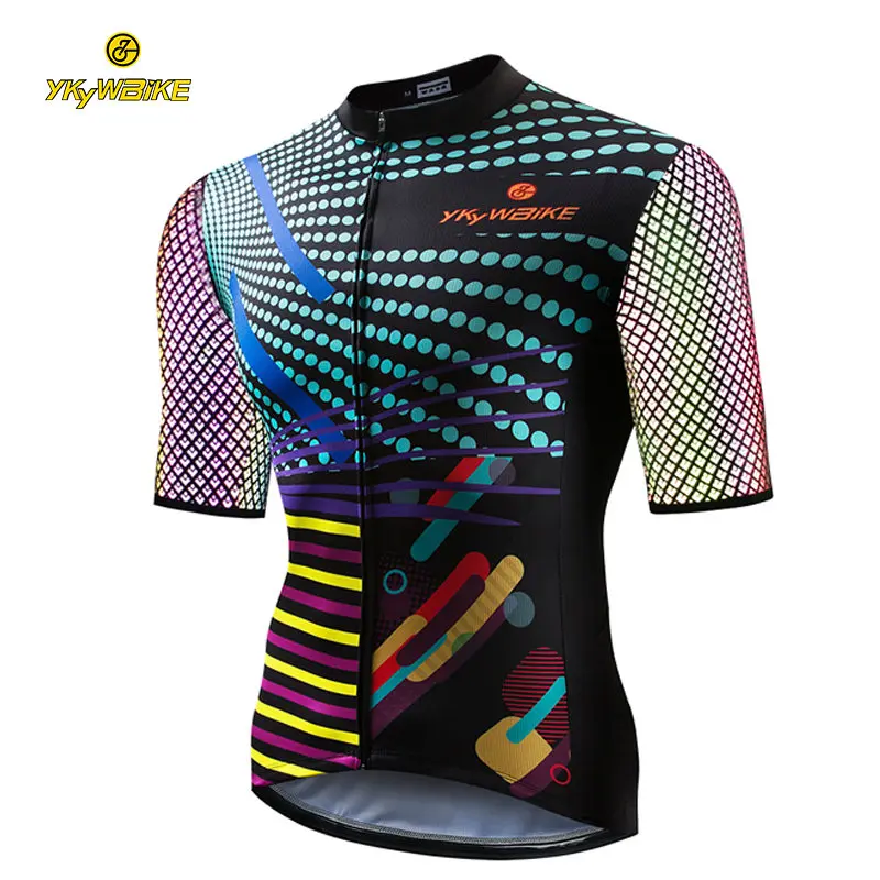 

YKYWBIKE 2019 Short Sleeve Pro Cycling Jerseys Ciclismo Bike Wear Cycling Clothing, Purple