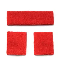 

cotton customize sports Terry Towel Sweatband wrist Bracer band and headband
