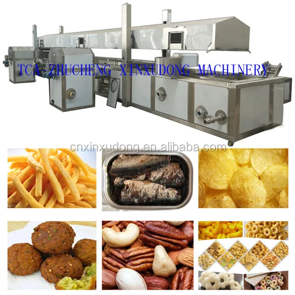 Potato chips and french fries fryer