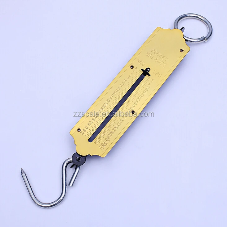 uxcell Plastic Portable Handled Hanging Hook Scale Weight Measure Tool  Spring Balance 10kg Blue