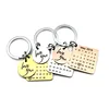 2019 engraved logo love add custom words calendar key chain