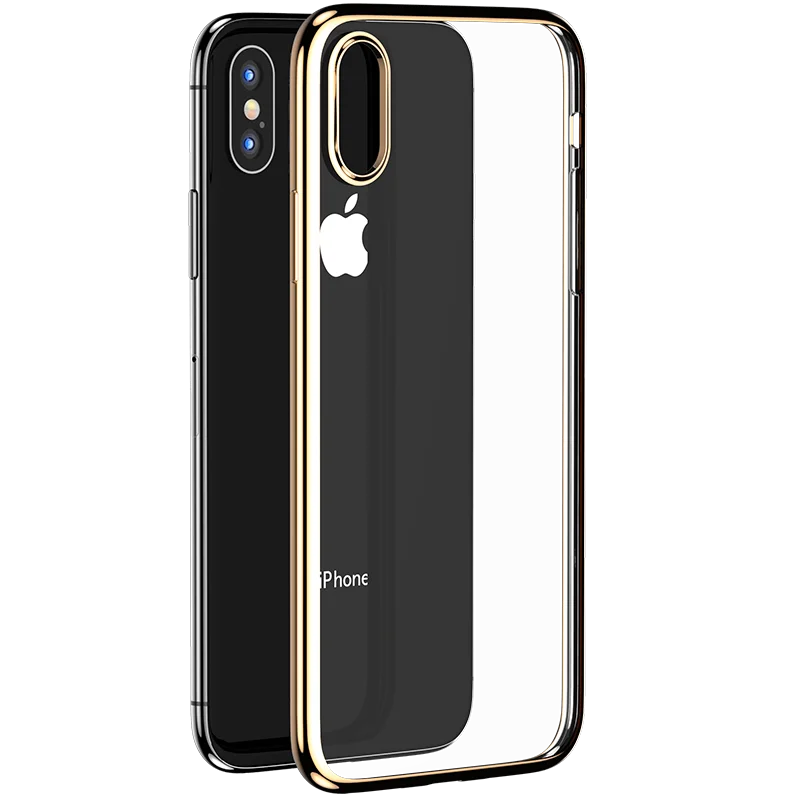 

Benks 2018 Anti-shock Back Cover TPU Soft Mobile Phone Case For iPhone XS Max6.5, Black/silver/gold/rose gold