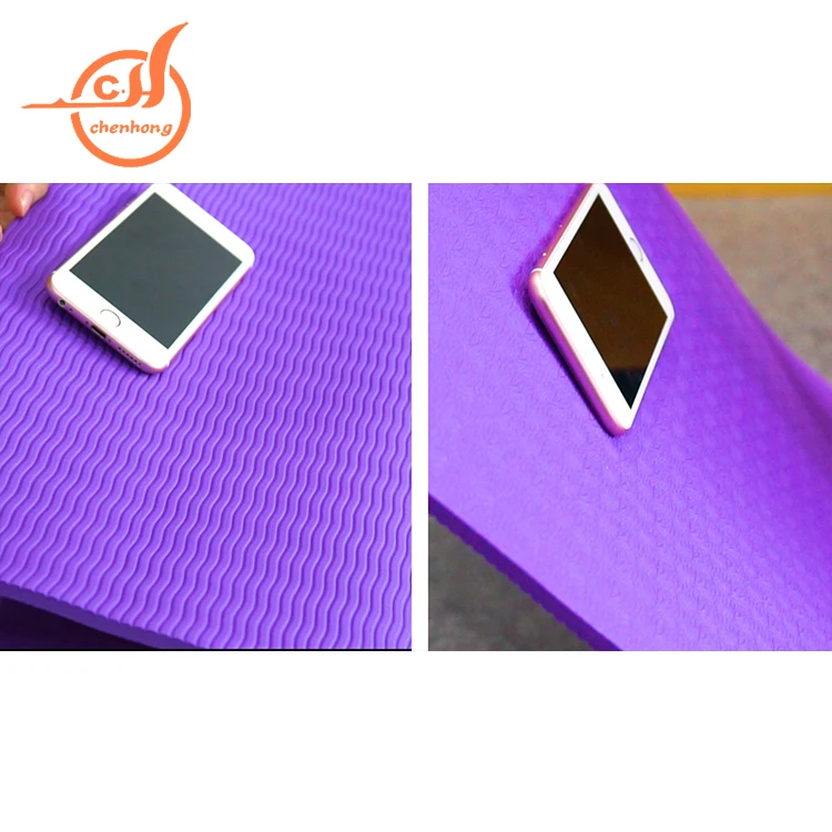 
natural rubber fitness mat 10mm square yoga mat 