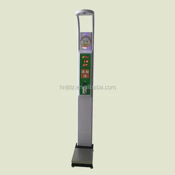 Coin Operated Height Weight Measurement Body Mass Index Machine Body Healthy Scale - Buy Body ...