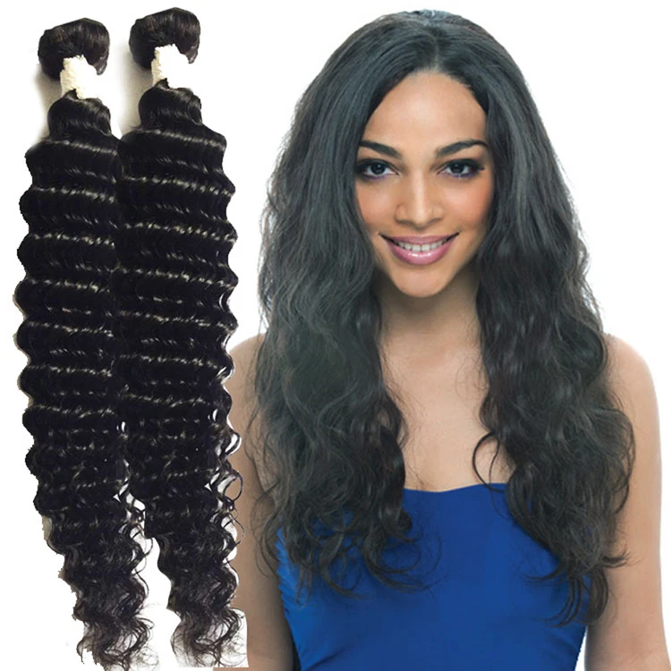 

Cuticle Aligned 9A Brazilian Virgin Hair Deep Wave,100% Natural Human Brazilian Deep Wave Hair, #1b or as your choice