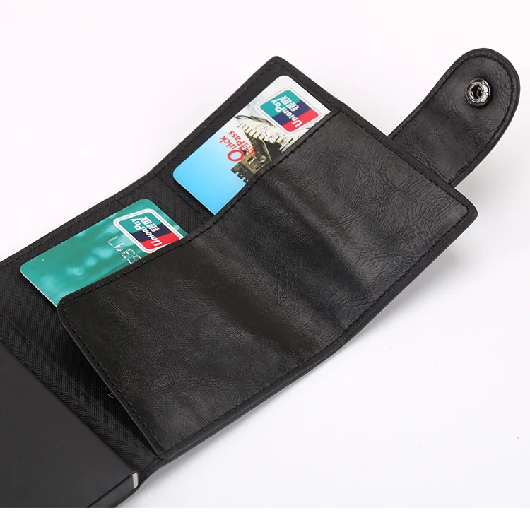 

RFID block Conference Gift Large Capacity PU leather Card Holder Wallet
