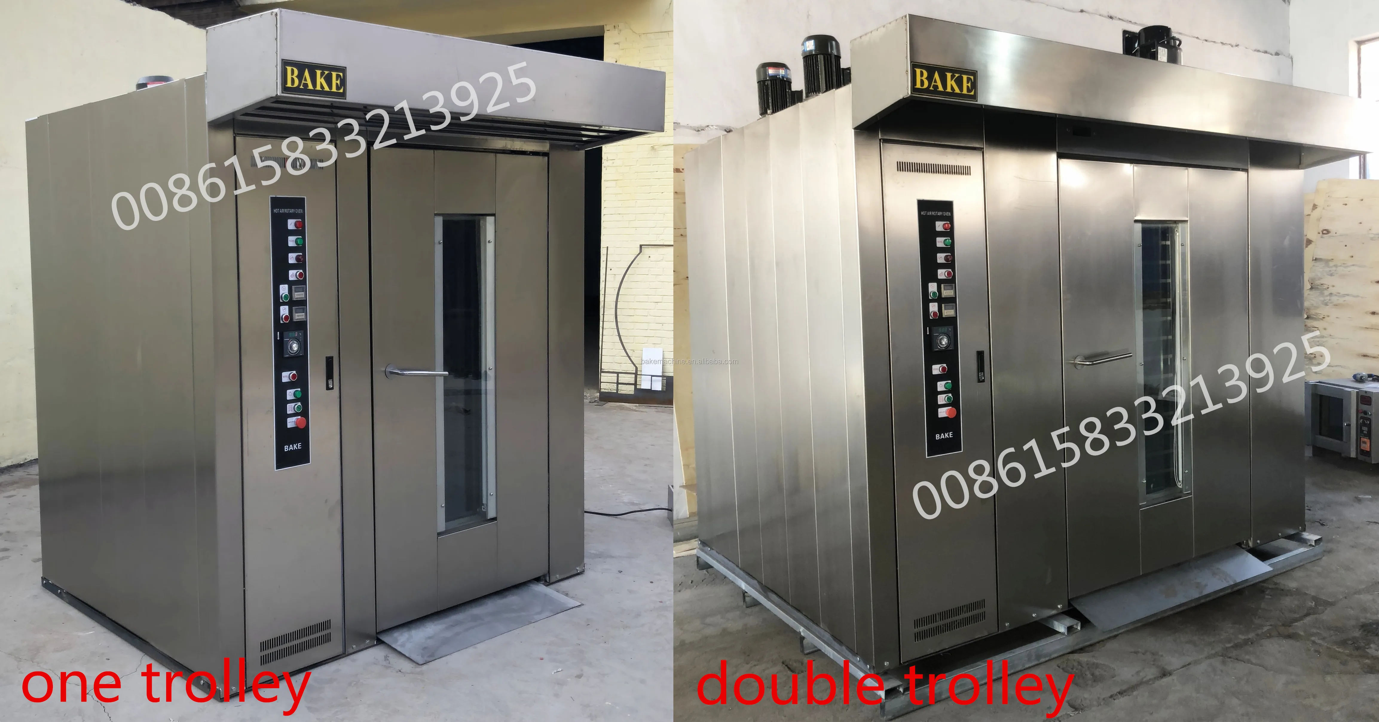 Rollin Rotary Industrial Bread Baking Machine/big Bakery Ovens