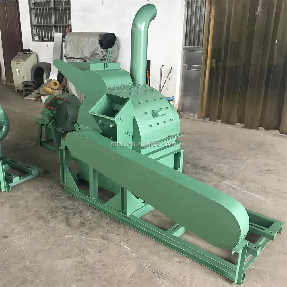 Large Capacity Animal Bedding Wood Chipper Wood Crusher Wood Shaving