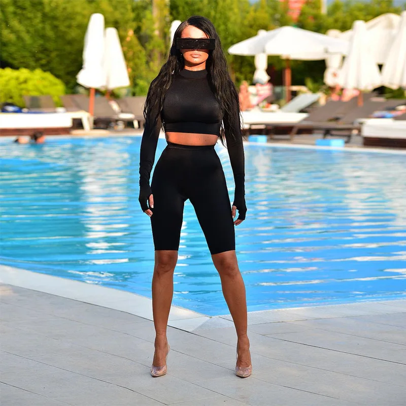 

wholesale fitnessgym apparel manufacturers two piece set women clothing