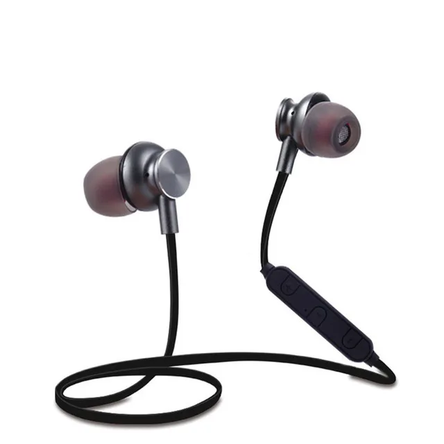 

best selling Wireless Headphone In Ear tws Wireless Earbuds 4.1 Magnetic Sweatproof Stereo Earphone For Sport With Mic, Black;grey;gold;red