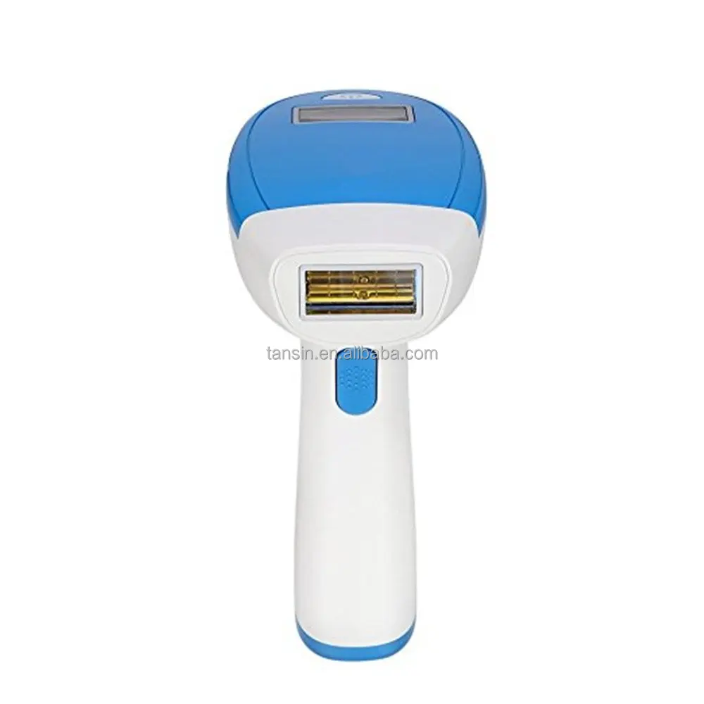 

300,000 Flashes Professional Factory Supply Permanent Home Personal Use Laser Hair Removal Machine, White and blue