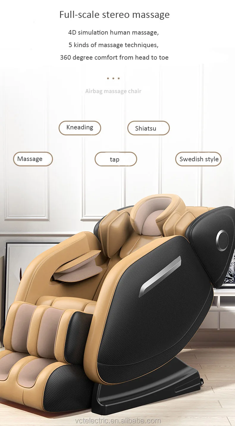 Comfortable Full Body Recliner Electric Massage Chair, View Electric 