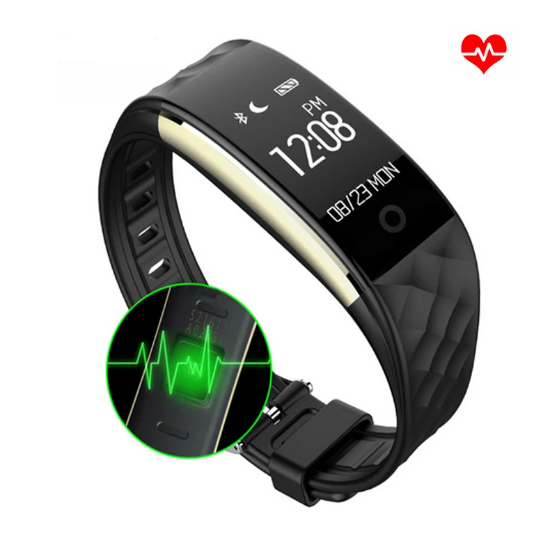 

2017 newest hot selling Fitness Tracker S2 smart watch band, Black;white;red