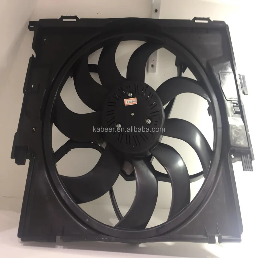 Black 16/" High Performance Electric Cooling Pull Slim Radiator Fan For Subaru