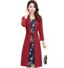 factory wholesale low price Spring wear long sleeves mid age women mother's big size slim fit temperament dress garment