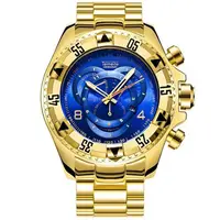 

TEMEITE Brand Mens Fashion Sports Big Dial watch Luxury Gold Alloy Quartz Wristwatches Waterproof Male Relogio Masculino de luxo