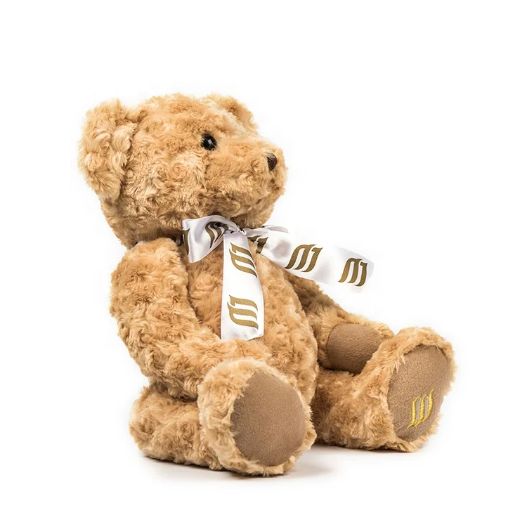 
Soft light brown stuffed teddy bear plush toy 