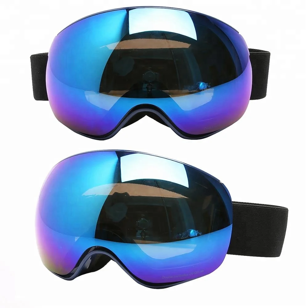 Flexible Tpu Rimless Ski Goggles Anti Fog Custom Snowboarding Goggles ...