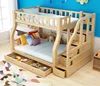 Cheap wooden bunk bed China Supplier Custom Strong wooden Children Dormitory Bunk Bed