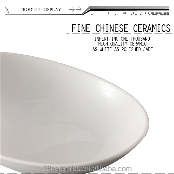 Wholesale glass bow in ceramic ceramics salad slanted bowls