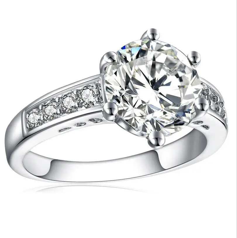 

Size 6/7/8/9/10 Jewelry White Sapphire Lady's 10KT White Gold Filled Wedding Rings Jewelry Rings White Rings, N/a