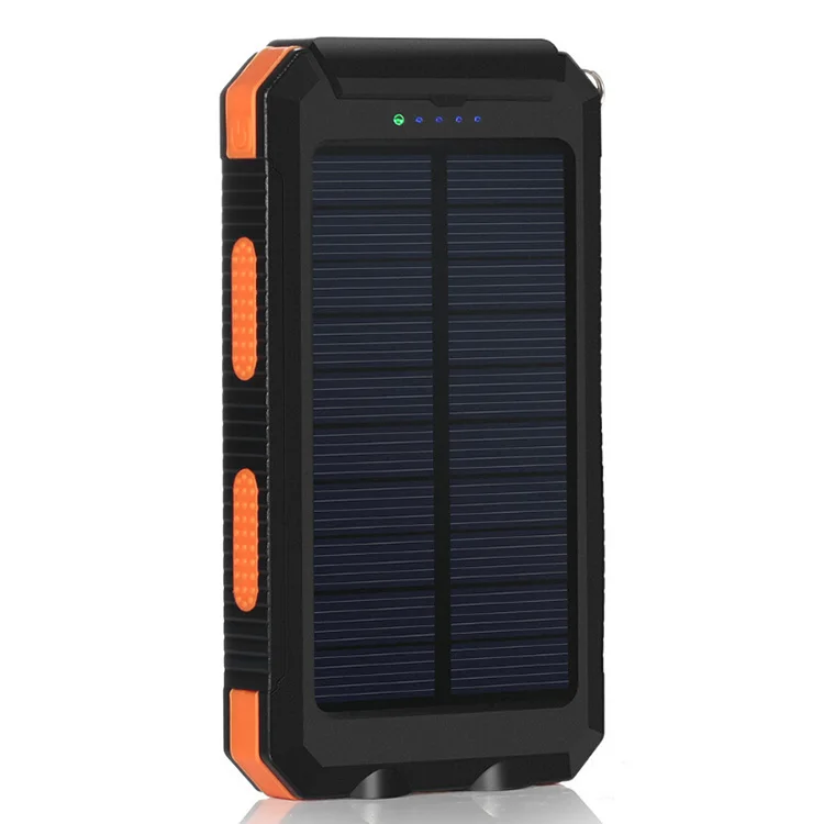 

Fashionable Solar Power Bank for Smartphones, Black, blue, green, orange, white