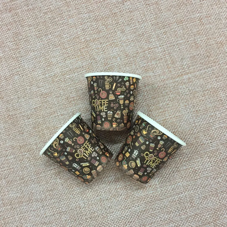 
paper cup coffee 6oz AnHui ice cream printed paper cup 