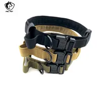 

Tactical Military Dog Collar With Handle Best Cobra Buckle Dog Collar Training Dog Collars