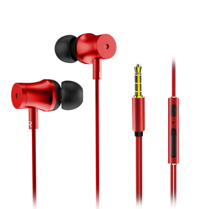 

Metal In-Ear Headphones Subwoofer K song Mobile Computer Universal Earphones