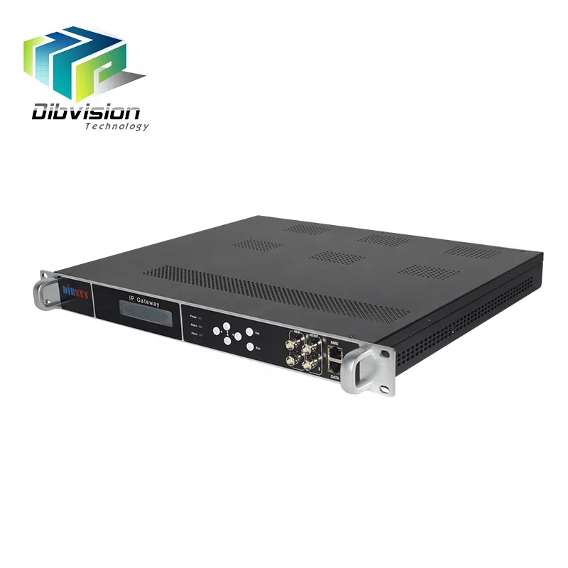 

(Q124) Professional FTA Satellite Receiver With Biss Key Support 24*DVB-S S2 To IP Gateway