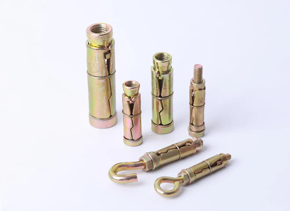 M6*45 M8 Yzp 3pcs Heavy Duty Shield Anchor With Hex Bolt Expansion Bolt