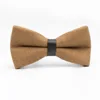 Wool fabric bow tie,leather bow tie for wedding,decorative bowtie for winter