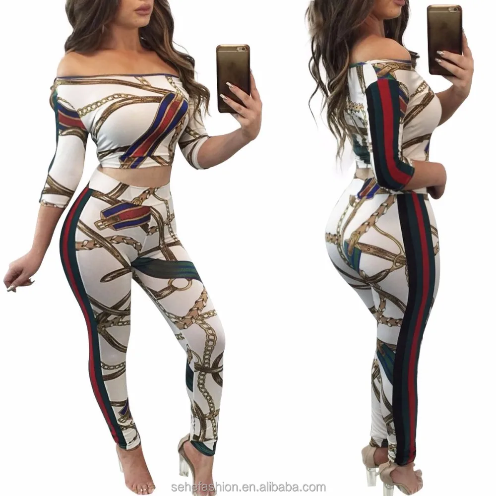 

1012-14 lady polyester stretchy printed jumpsuit, N/a