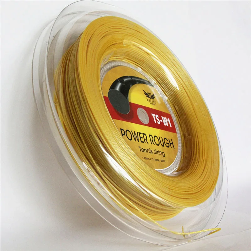 

Color Polyester Material Tennis Strings 200m, Grey/black/gold yellow/white