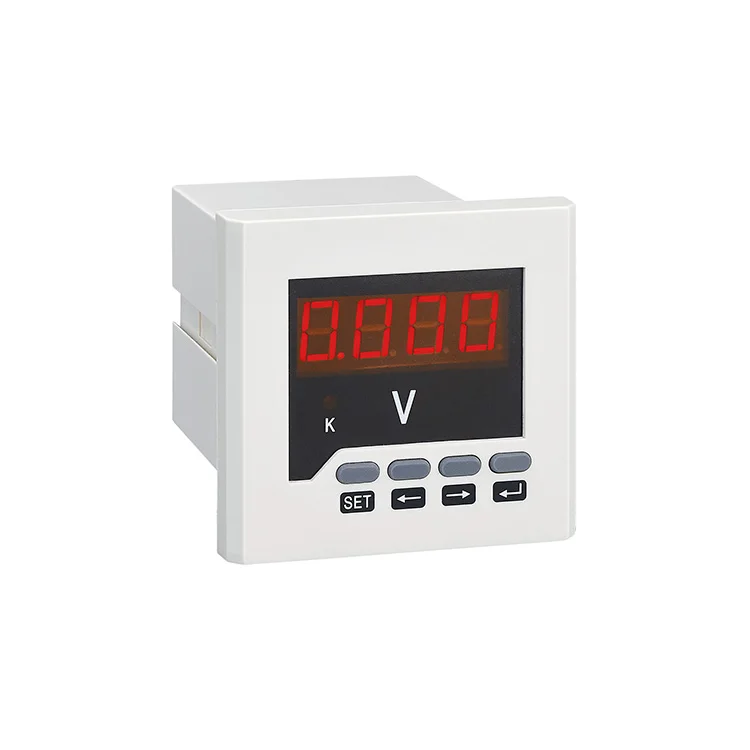 Flush Mounted Digital One Phase Ac Voltmeter Electronic Voltage Meter