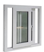 UPVC/PVC הוריקן השפעה אנכי הזזה Windows