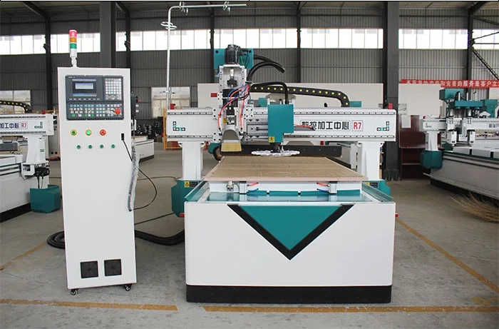 R7 Automatic Tool Change CNC Router/ WOOD CNC Router for wood cutting wooden furniture 4*8 ft